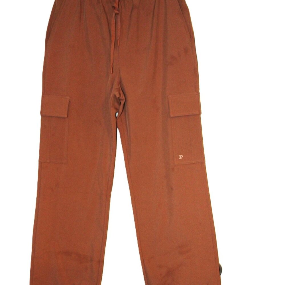 Pink Victoria Secret Brushed Wide Leg Woven Cargo Pants NWT